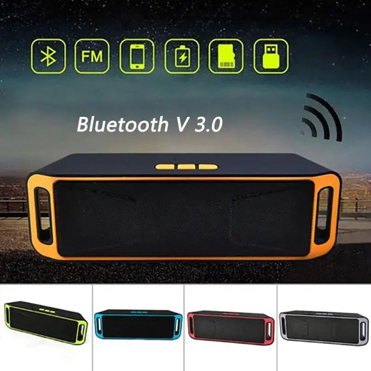 Tune Thunder Rechargeable Wireless Bluetooth Portable Speaker Outdoor USB/TF/FM Radio Stereo My Store