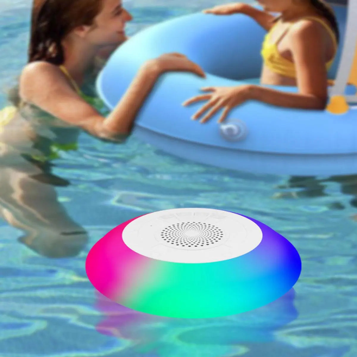 Floatilla Bluetooth LED Enabled Waterproof Speaker For Pools And Outdoors Online Contraptions