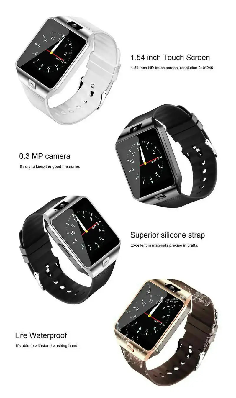 Bluetooth Smart Watch w/Camera Waterproof Phone Mate For Android Samsung iPhone My Store