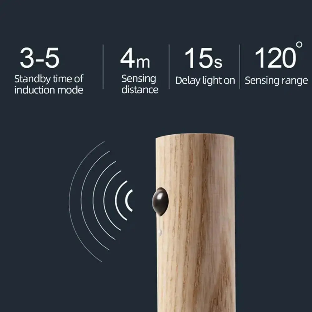 Rechargeable Wooden LED Night Light for Home My Store