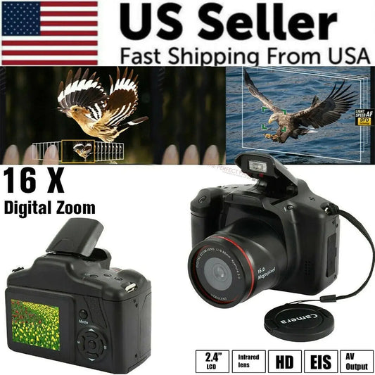 Digital Camera 3.0 Inch TFT LCD Screen 16X Zoom HD 16MP 1080P Anti-Shake Mic US My Store