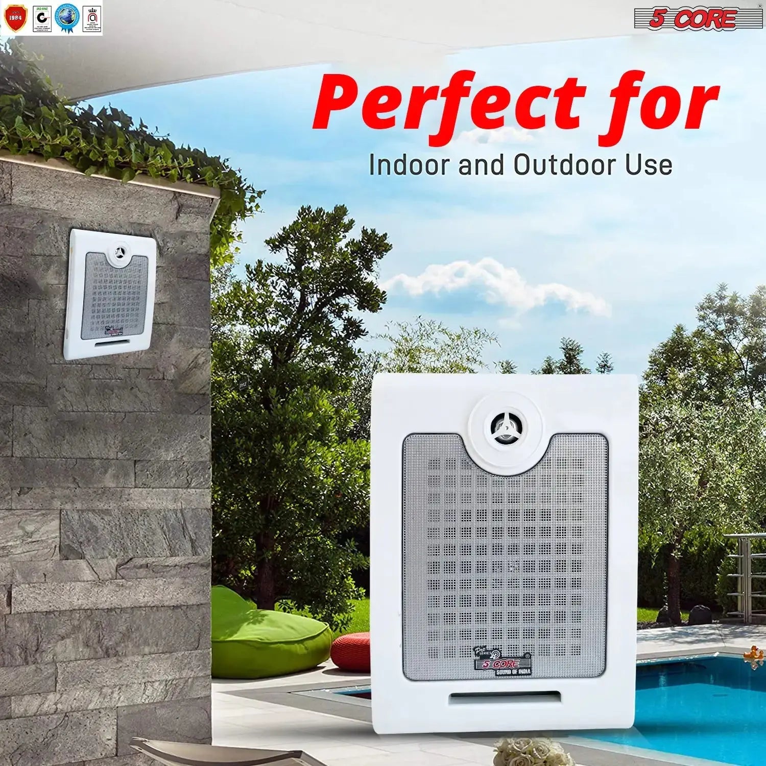 5Core Outdoor Wall Speakers High Performance Ceiling Mount Speaker 50W RMS, 4Ohms My Store