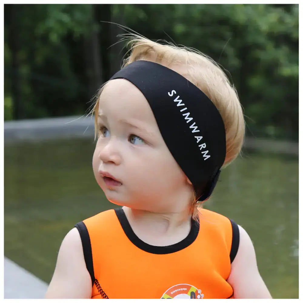 Owli Swimwarm Ear Band, Baby, Black My Store