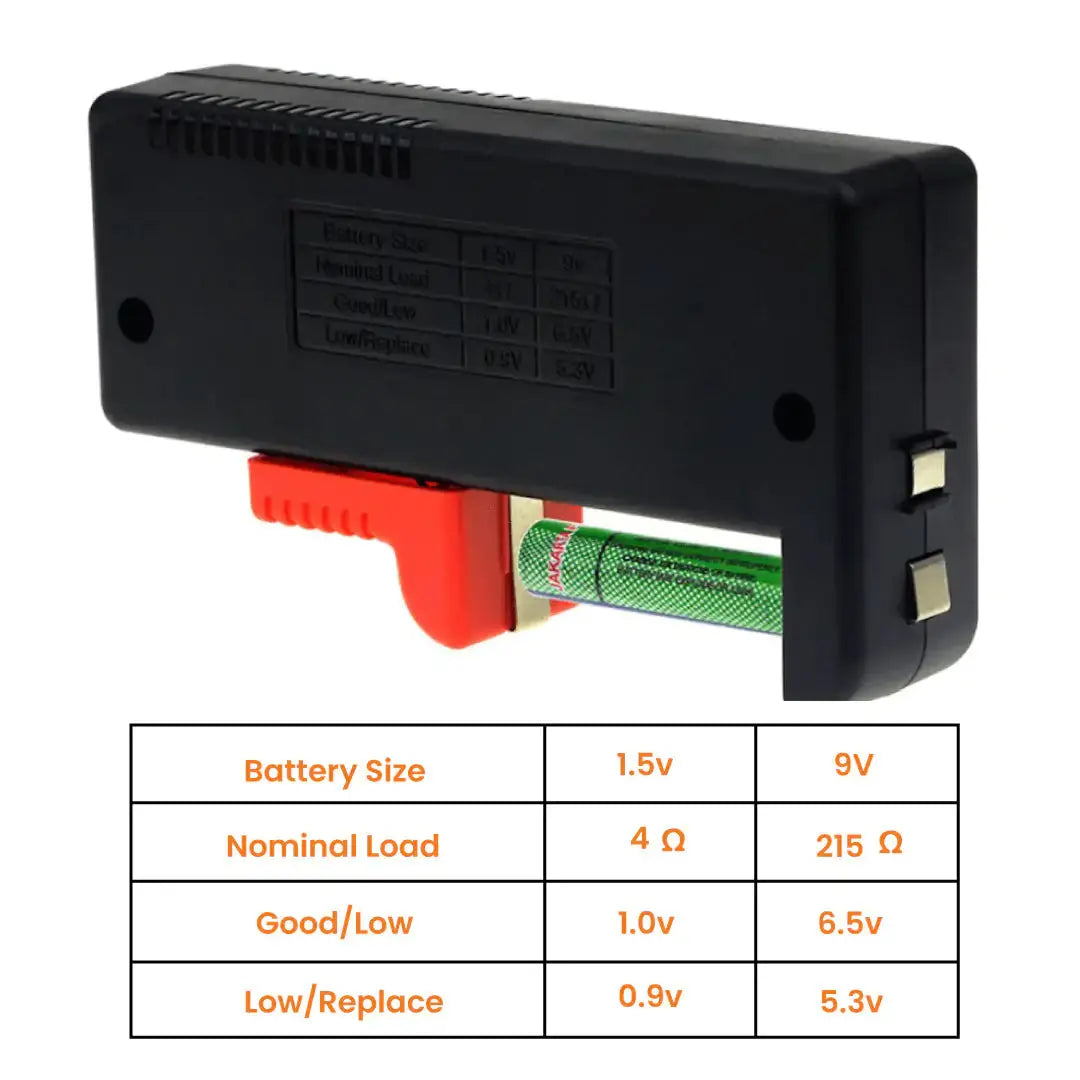 Battery Tester Checker Universal My Store