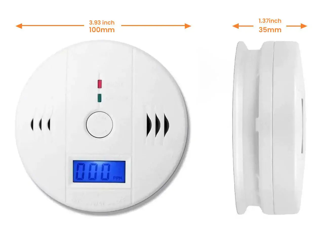 LCD Combination CO Carbon Monoxide Detector My Store