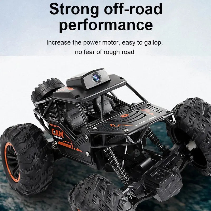 1:18 2.4G Remote Control SUV Radiocontrol Climbing Stunt Vehicle With HD 720P WIFI FPV Camera HY Toy Store