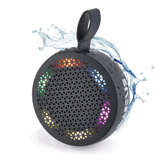 RISEBASS Water Resistant Bluetooth Shower Speaker, Handsfree Portable Speakerphone Control Buttons with LED Light, True Wireless Stereo for Bathroom, Kitchen, Hiking, Kayak, Beach, Gifts My Store