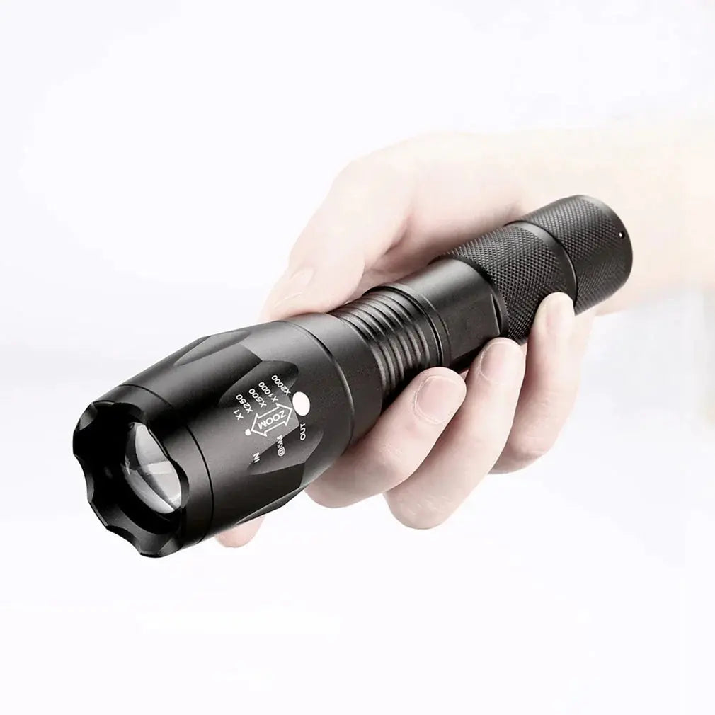 Super-Bright 90000LM LED Tactical Flashlight 5 Modes Zoomable Torch Searchlight My Store