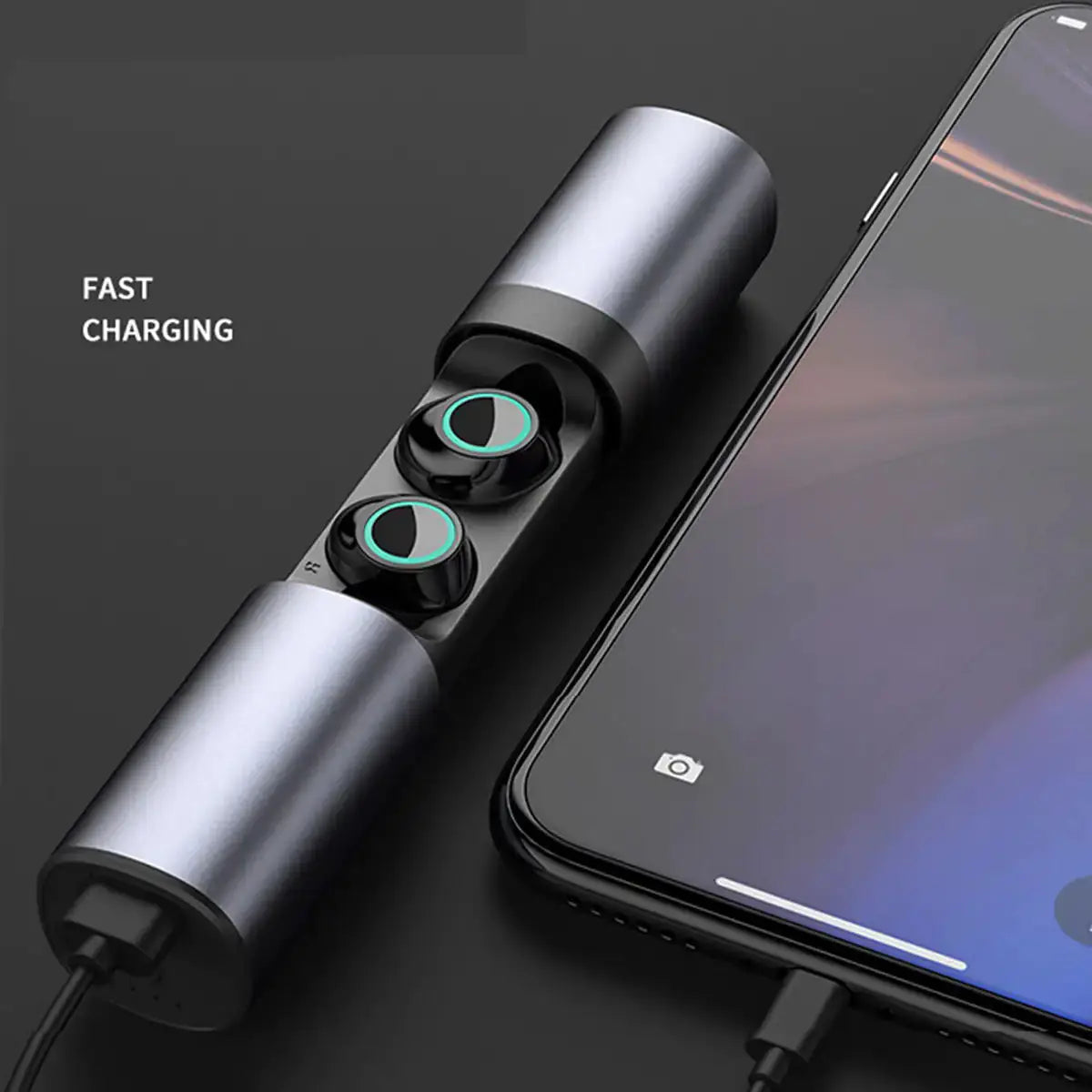 True Twin 2 In 1 Wireless Headphones With Phone Charger My Store