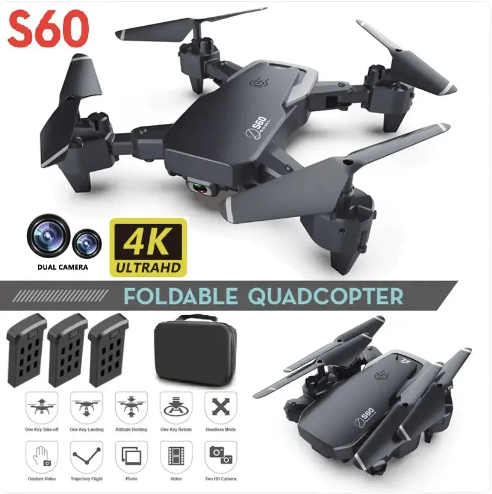 S60 Remote Control Drone 4K High-definition Aerial Photography Professional Quadcopter My Store