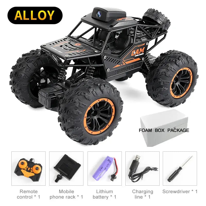 1:18 2.4G Remote Control SUV Radiocontrol Climbing Stunt Vehicle With HD 720P WIFI FPV Camera HY Toy Store