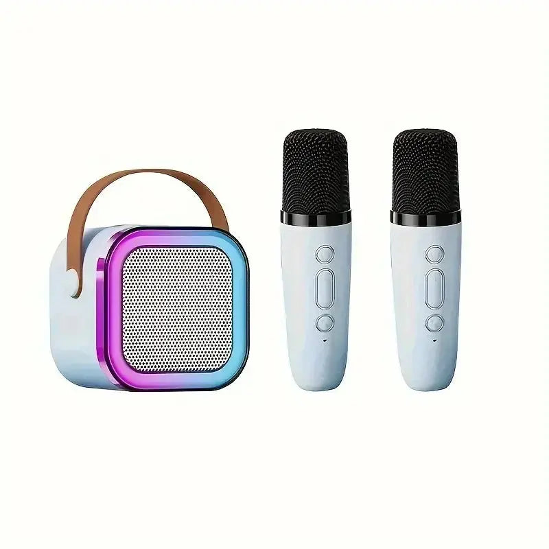 Mini Karaoke Machine with Wireless Microphones Stone's Store