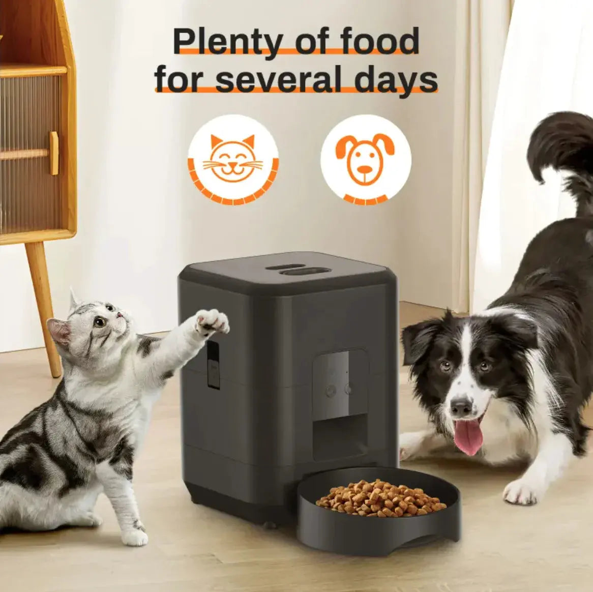 Intelligent Remote-Controlled Automatic Pet Feeder with Timed and Quantitative Feeding My Store