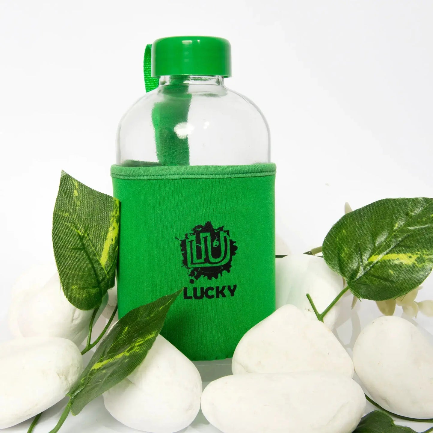 Biggdesign Moods Up Lucky Glass Flask with Neoprene Cover 600 Ml My Store