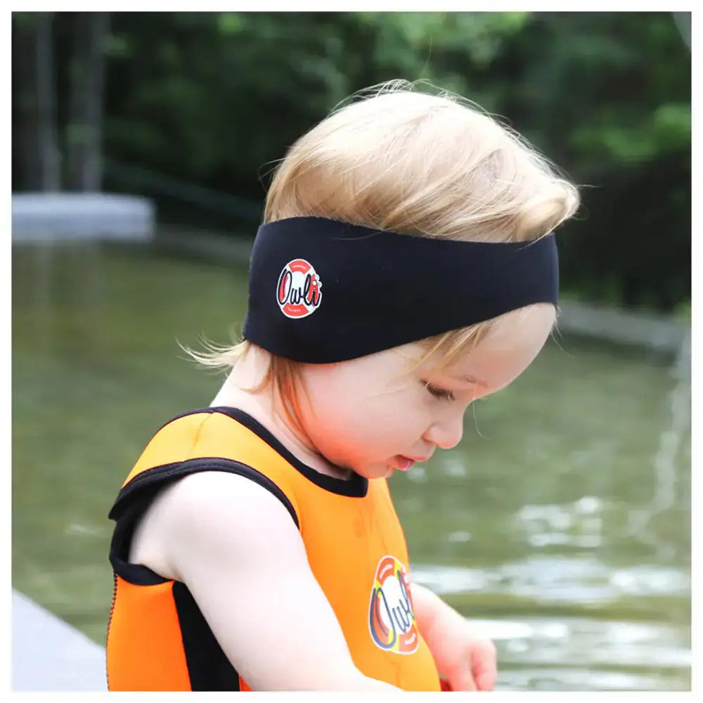 Owli Swimwarm Ear Band, Baby, Black My Store