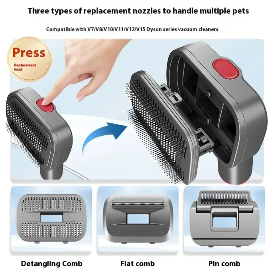 Full Series Pet Shaver Comb Suit with Hair Suction Head for Dogs and Cats My Store