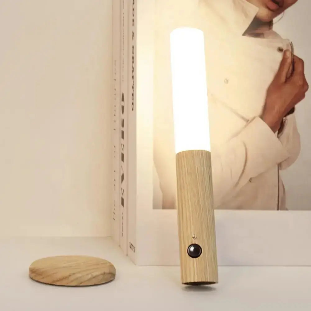 Rechargeable Wooden LED Night Light for Home My Store