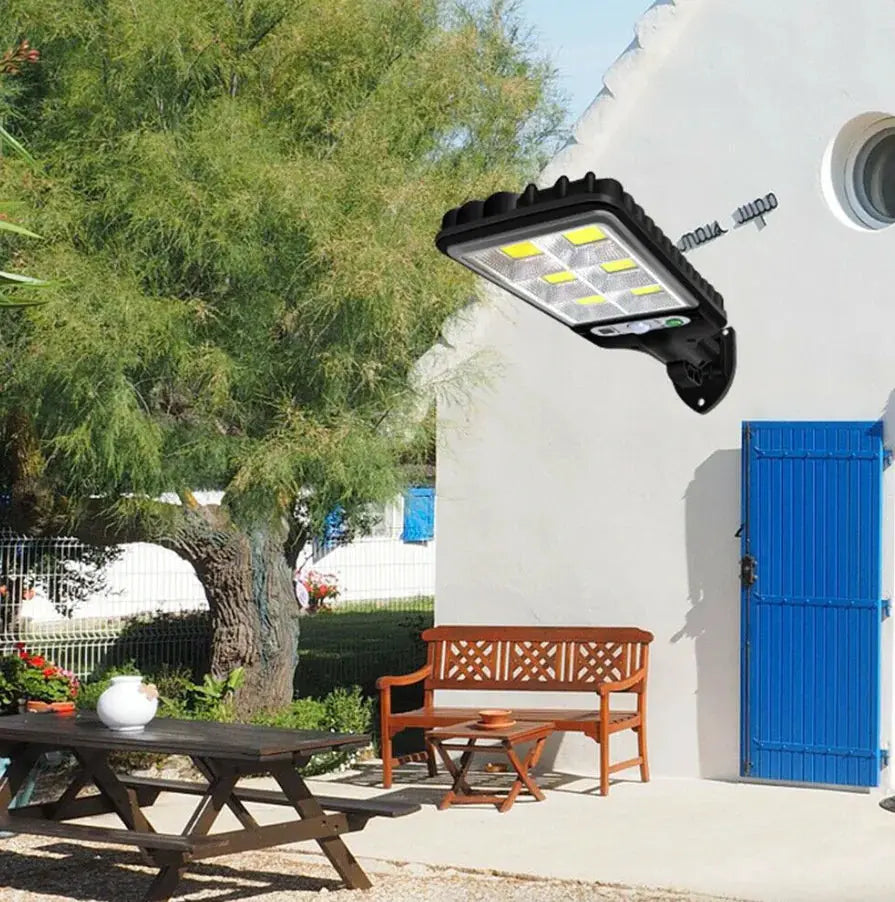 600W LED Solar Wall Light Motion Sensor Outdoor Garden Security Street Yard Lamp My Store