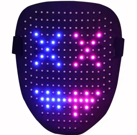 SpectraMask 50X: Gesture-Controlled LED Halloween Cosplay My Store