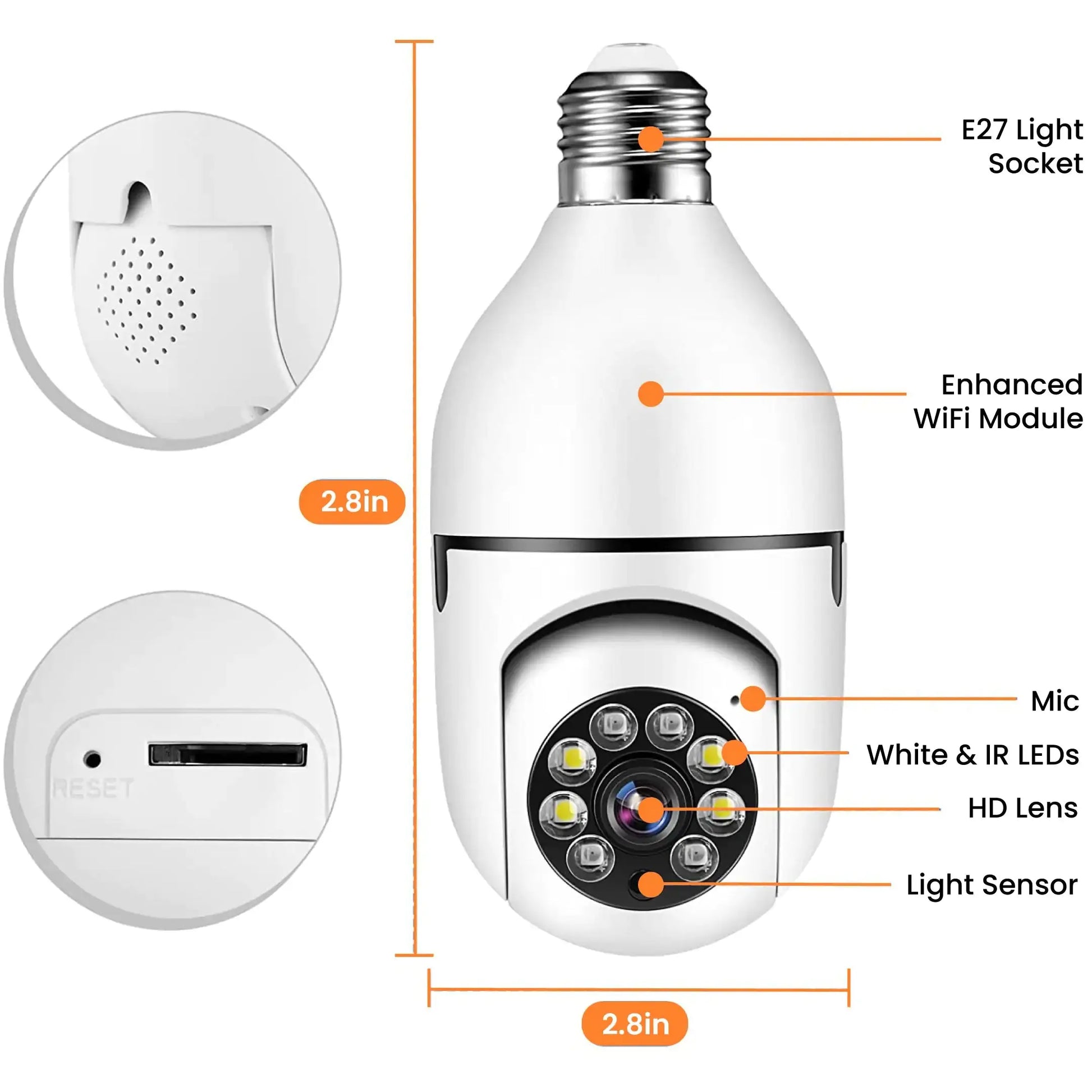 1080P Light Bulb Spy Camera My Store