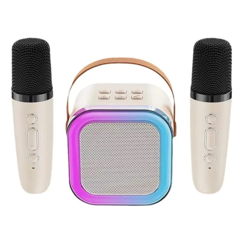 Mini Karaoke Machine with Wireless Microphones Stone's Store