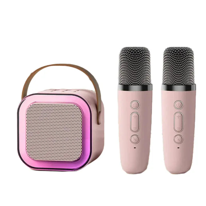 Mini Karaoke Machine with Wireless Microphones Stone's Store