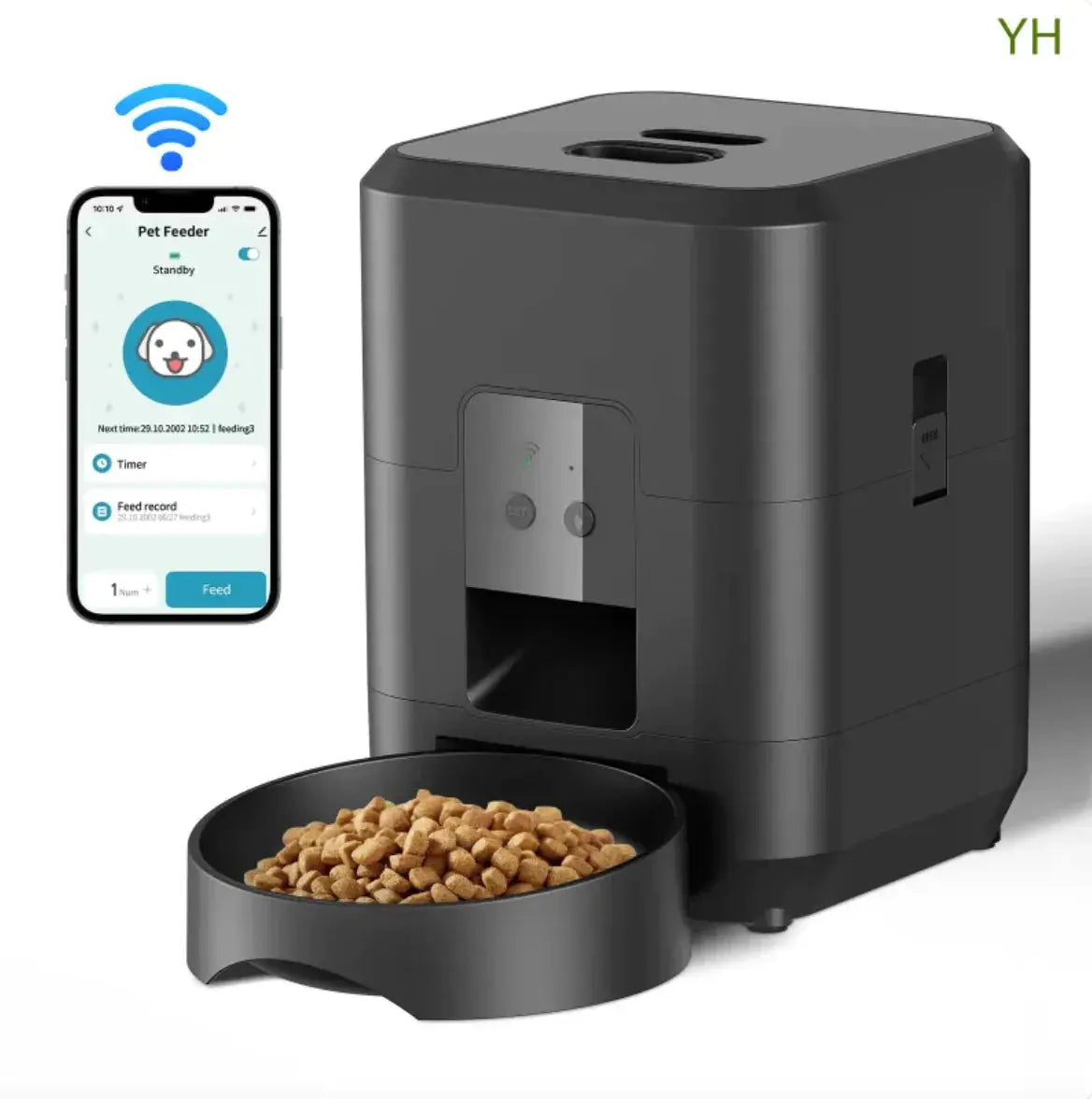 Intelligent Remote-Controlled Automatic Pet Feeder with Timed and Quantitative Feeding My Store